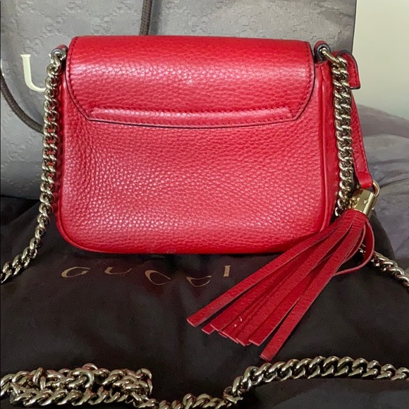 ‼️SOLD‼️Gucci Soho flap bag w chain - Picture 5 of 8